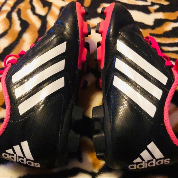 Adidas Other - Adidas TRX-FG Soccer Cleats, Child 2, Black/Pink